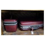 Samsonite Burgundy Luggage Set