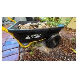Gorilla Carts Wagon with Landscape Rocks