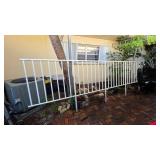 White Aluminum Rail with 20-Inch Legs