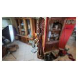 Tall Wooden Indian Chief Carving