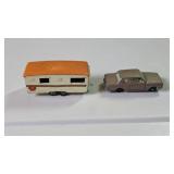 Lesney Diecast Car and Caravan Set