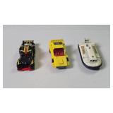Three Die-Cast Toy Vehicles