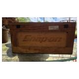 Wooden Snap-on Box With Paint Supplies