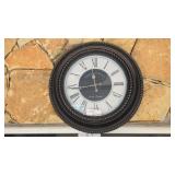 Round Wall Clock With Roman Numerals
