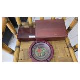 2 Cigar Humidors with Ashtray