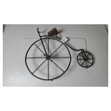 Black Metal Penny-Farthing Figurine