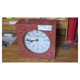 Kensington Red Square Analog Clock
