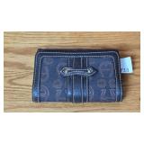 Etienne Aigner Brown Wallet With Logo Pattern