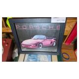 Framed Porsche Convertible Print