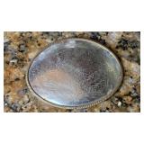 German Silver Tony Lama Belt Buckle