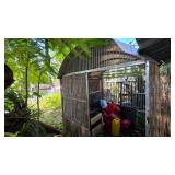 Large Aluminum Cage with Arched Roof