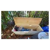 Large Fiberglass Dock Box With Contents