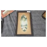 Framed Oval Portrait Print