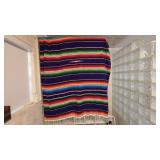 Handwoven Mexican Serape Blanket