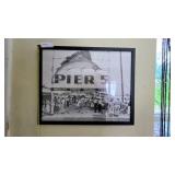 Framed Pier 5 Fishing Fleet Photograph