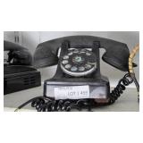 Vintage Black Rotary Dial Telephone