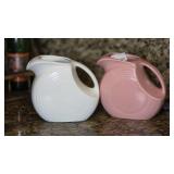 Two Fiesta Ceramic Pitchers