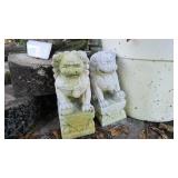 Concrete Lion Statues