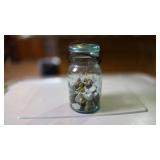 Atlas Jar With Ceramic Animal Figurines