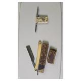 Vintage Shaving Razor and Knife Set