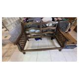 Vintage Wood Bench Frame