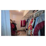 Full Closet Contents With Assorted Items