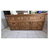 Solid Wood Dresser With Contents