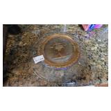 Commemorative Liberty Bell Glass Plate