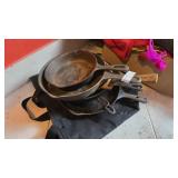 Cast Iron Pans in Various Sizes