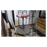 Industrial Rolling Shop Stool