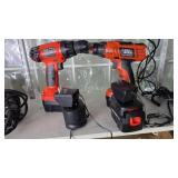 Black & Decker Cordless Drills with Chargers
