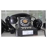 Black Rotary Dial Telephone