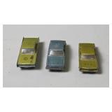 Three Matchbox Diecast Cars