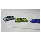 Three Mattel Hot Wheels Cars