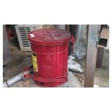 Justrite Oily and Solvent Rags Waste Can