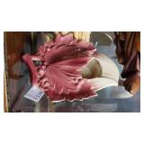 McCoy USA Leaf Design Ceramic Dish