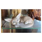 Lladro Porcelain Fox Figurine