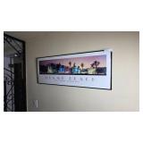Framed Miami Beach Panorama Print