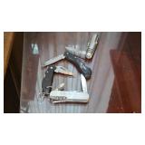 Four Multi-Use Pocket Knives