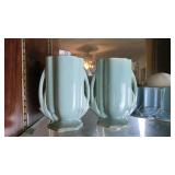 Light Blue McCoy Vases