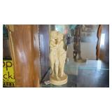 Beige Figurine of Embracing Couple