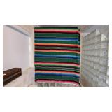 Mexican Serape Blanket with Fringe