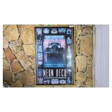 Neon Deco Art Print With Frame