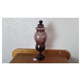 Vintage Empoli Hand Blown Amethyst Vase