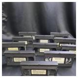 12 Pre-Owned VHS Adult Themed Tapes