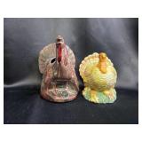 Ceramic Turkey Figurines