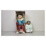 Collectible Dolls with Fabric Outfits