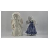 Two Ceramic Angel Figurines