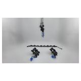 Vintage-Style Blue Bead Jewelry Set