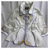 Bob Mackie Wearable Art Embroidered Shirt